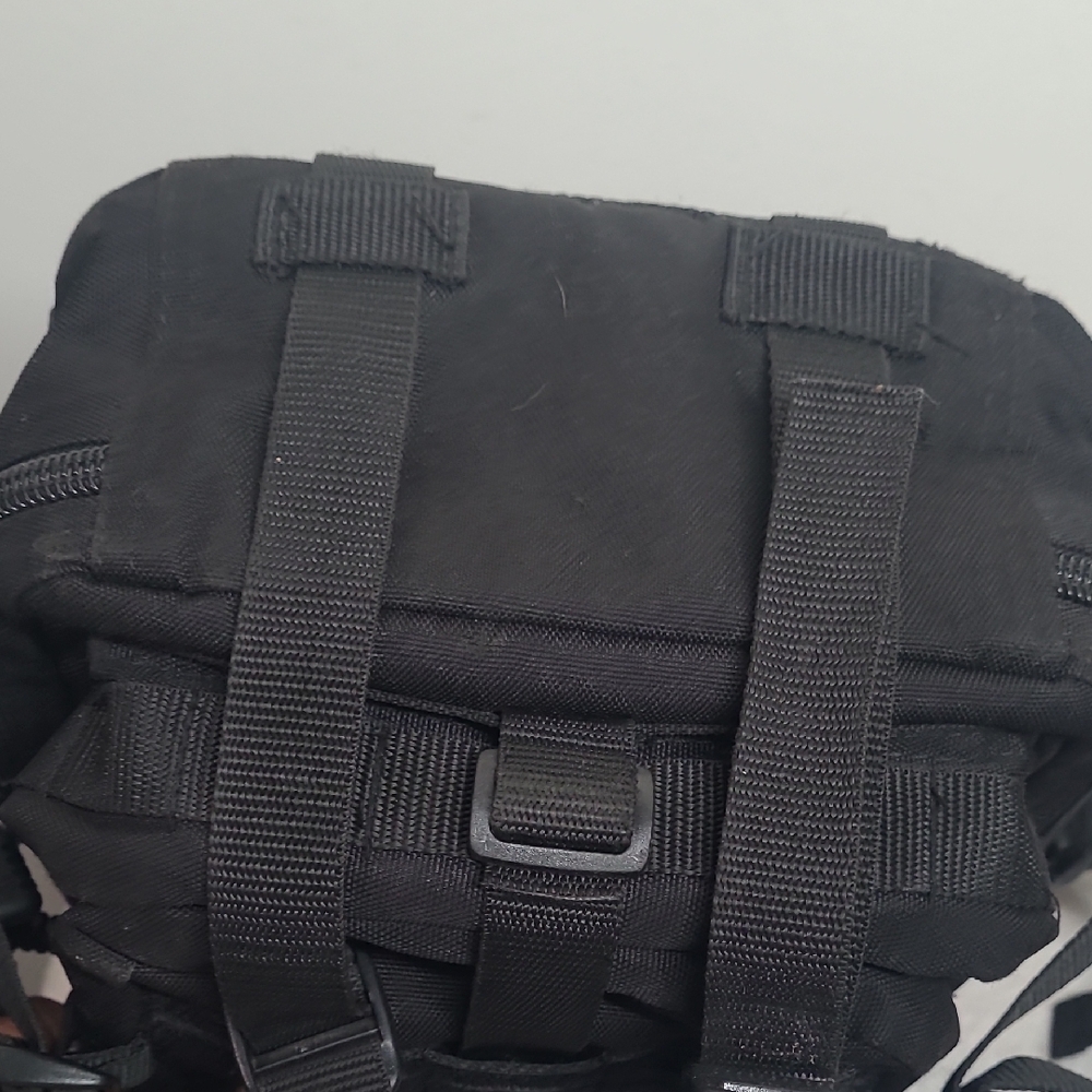 Black Tactical Backpack with MOLLE System - Picture 12 of 13